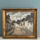 Old painting: oil on canvas signed Gustave Brachet (XXth)