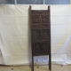 Ancien paravent en bois exotique traité