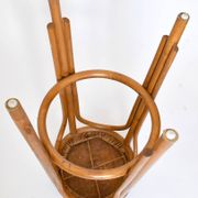 Vintage bar furniture with these two rattan stools from the 1960s/70s