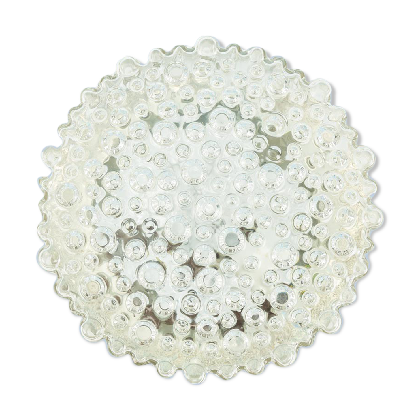 1960s bubble glass wall and ceiling lamp