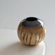 Glazed ceramic ball vase from the Broste Copenhagen brand