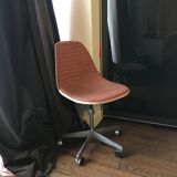 Rare La Fonda chair by George Nelson for Herman Miller. Original fabric by Alexander Girard