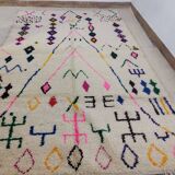 Handmade moroccan berber rug 260 x 157 cm