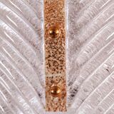 Murano glass wall lamp with frosted effect, 70s design