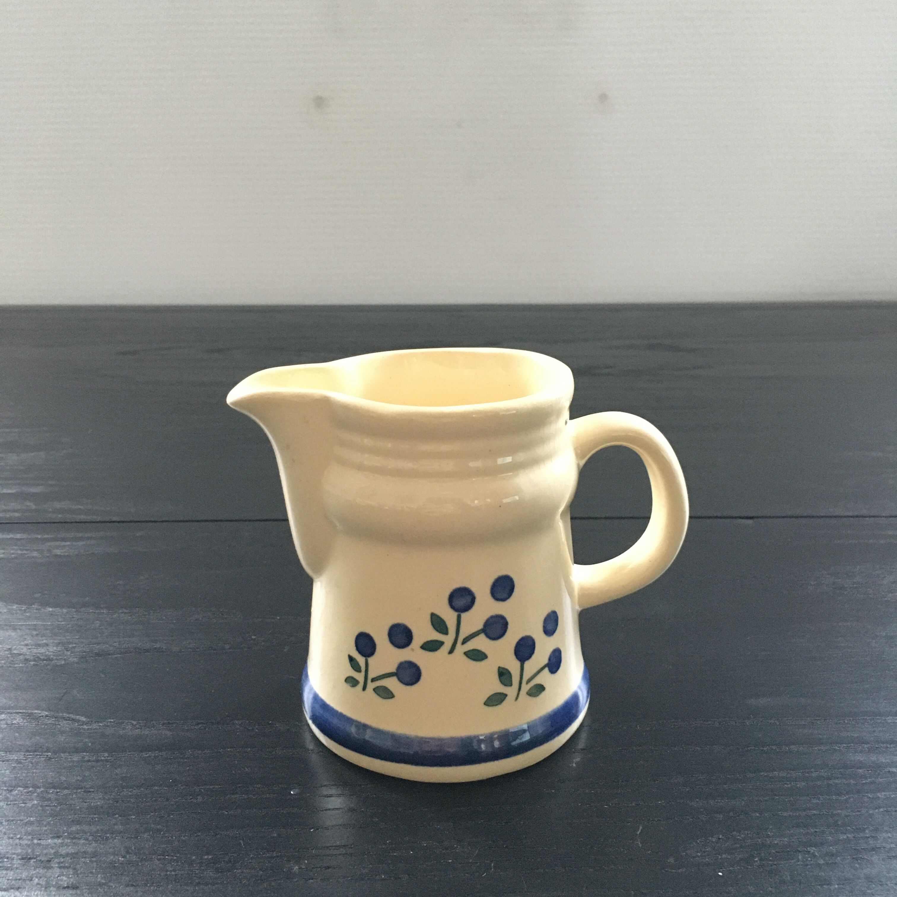Blue Scandinavian décor milk jug