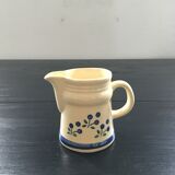 Pot à lait décor scandinave bleu