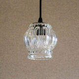 Molded glass suspension with new black cable