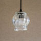 Molded glass suspension with new black cable