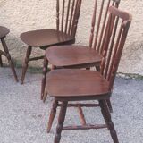 Series of 6 baumann chairs “tacoma model”