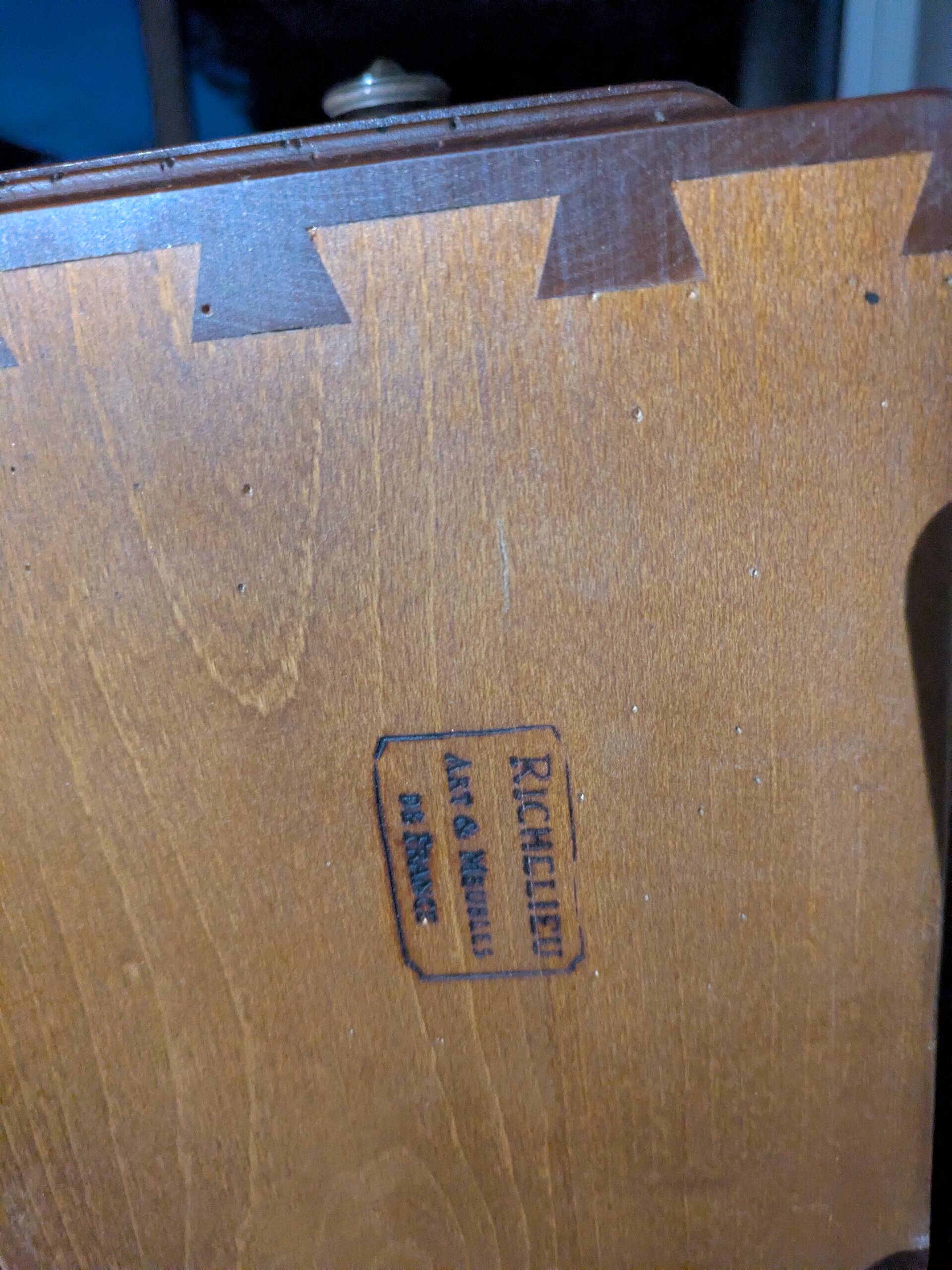 Table rectangulaire richelieu
