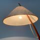 Mid-century Dornstab table lamp in teak by A. Pöll for Kalmar