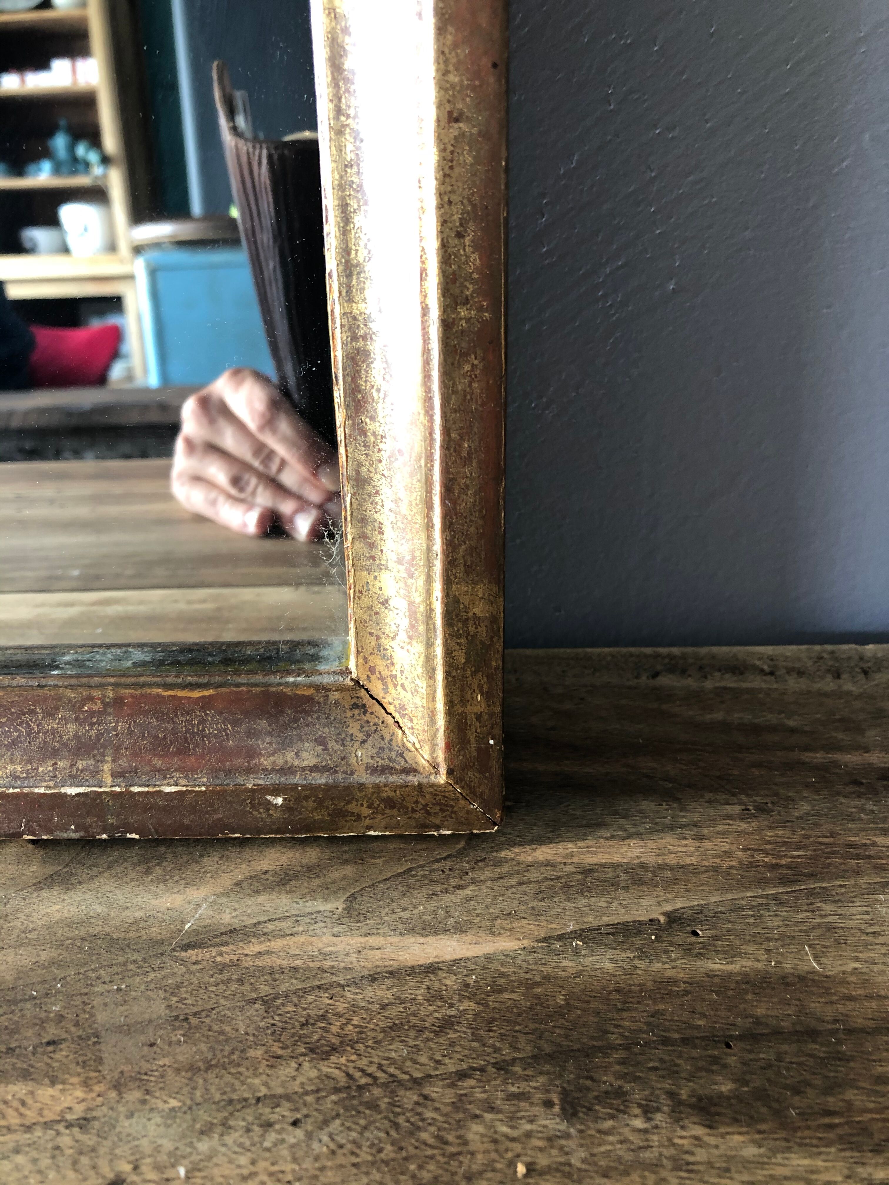 Old gold mirror 49 x 71 cm