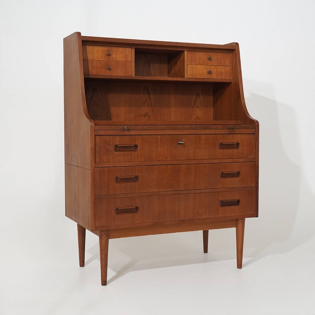 Teak secretaire by Gunnar Nielsen Tibergaard for Tibergaard, 1960s