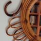 Vintage bamboo mirror