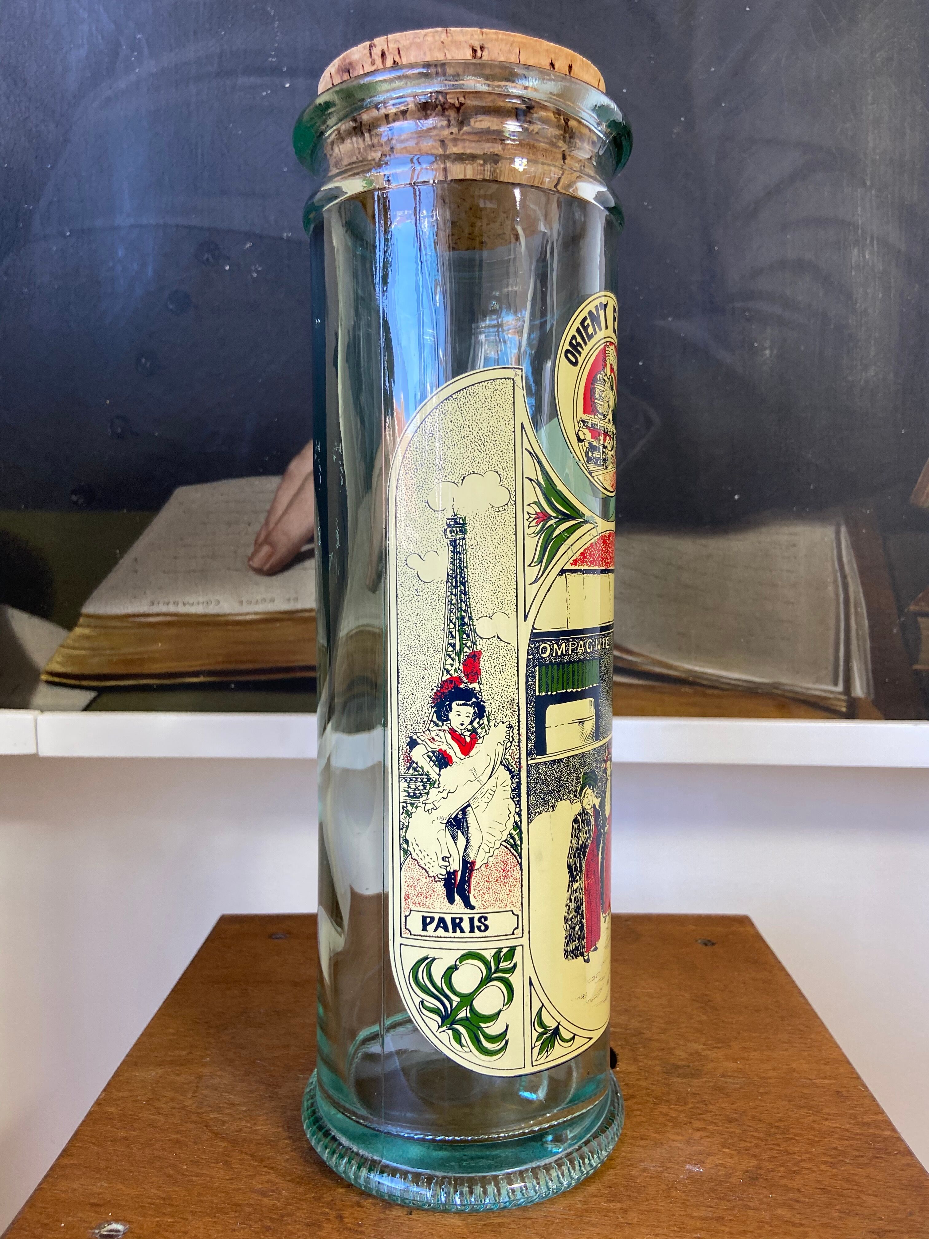 Glass jar "Orient Express"