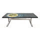 Vintage design ceramic tile coffee table 'Art'