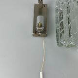 Wall lamp Wall Sconce Fischer Leuchten Germany Ice Glas Design