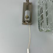 Wall lamp Wall Sconce Fischer Leuchten Germany Ice Glas Design