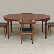 Table de repas et 4 chaises par Hans Olsen pour Frem Rojle  Danemark