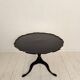 Carved vintage tripod side table, 1940s