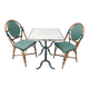 Table & chaises bistrot