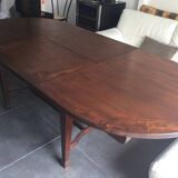 Colonial Oval Table in Solid Teak with extension