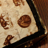 Retro suitcase 60s 70s vintage