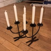 Paire de chandeliers Brutalistes
