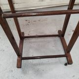 Wooden valet on wheels