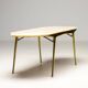 Italian coffee table with marble top, 1960