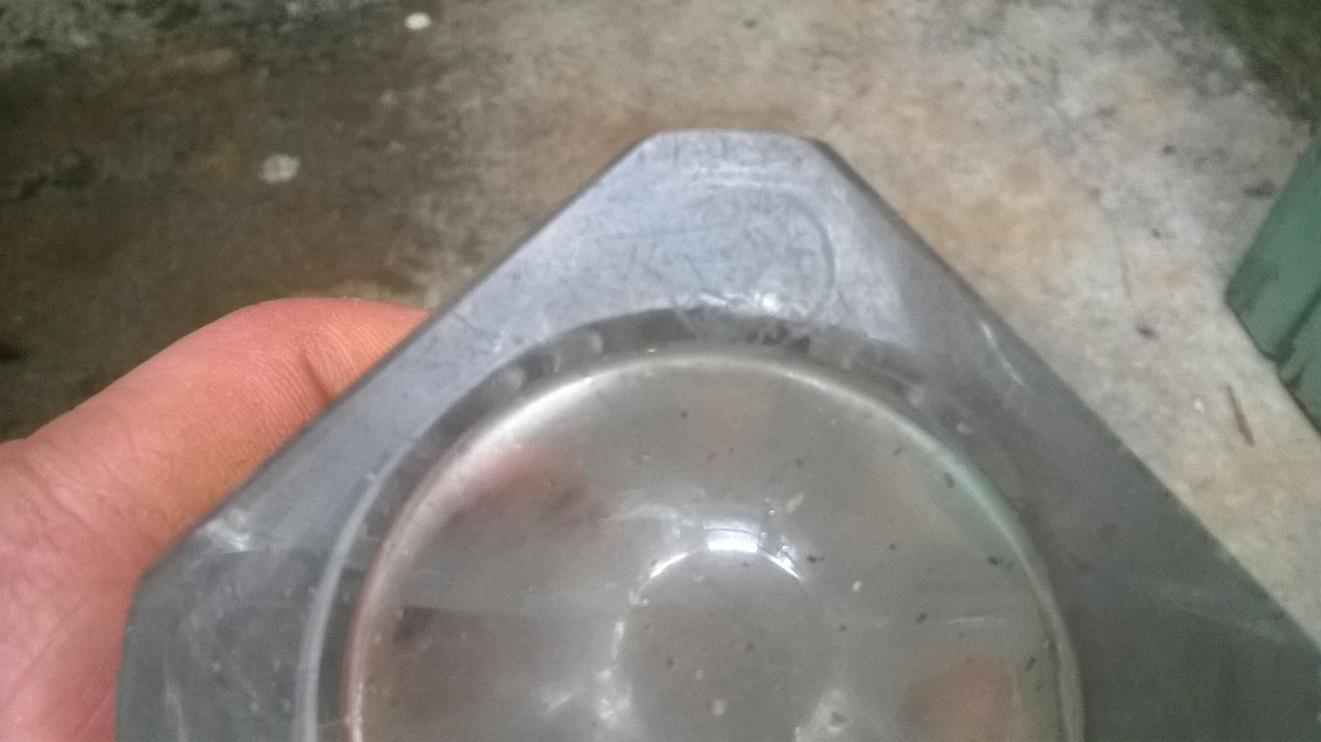 Vintage vase stamped "baccarat"