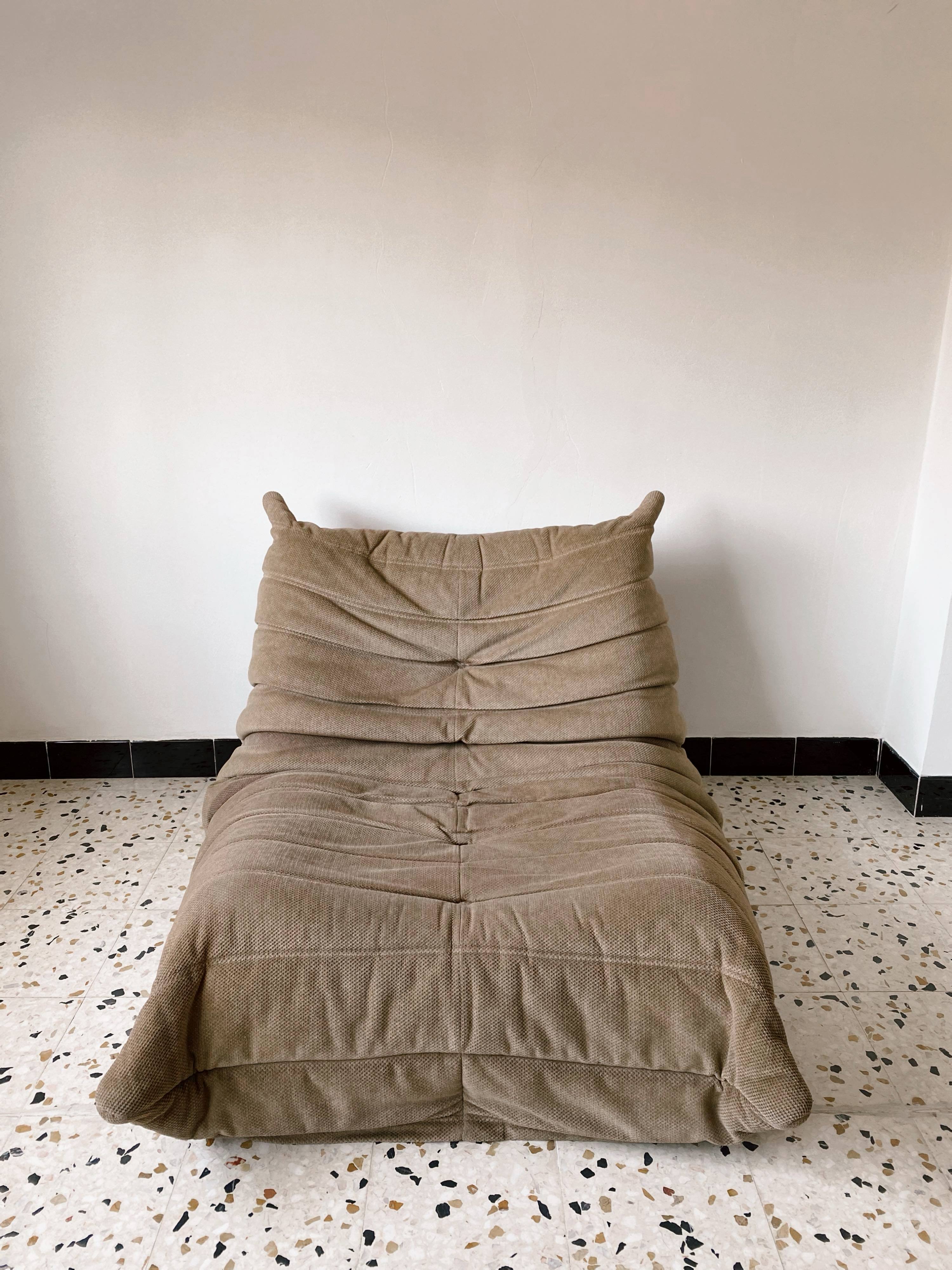 Chair and ottoman Togo by Michel Ducaroy for Ligne Roset