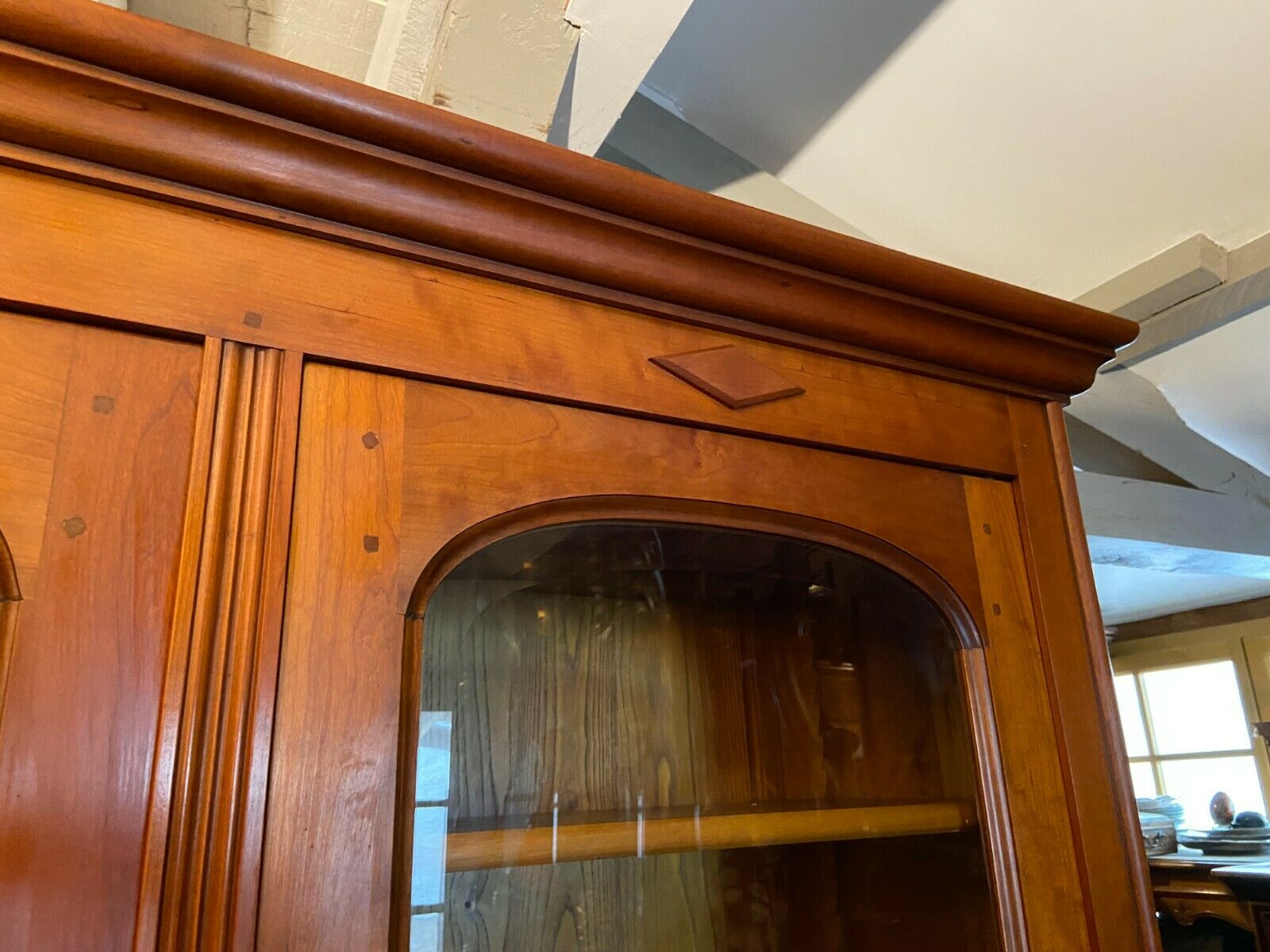 Library 2 bodies in solid blond cherry style Directoire