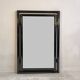Miroir design Pierre Vandel Paris – Années 80 – Noir laqué