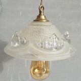 Pendant lamp glacier Ezan art deco 1930