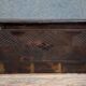 Antique carved wooden chest with gilded brass – Orient / 19th century