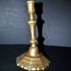 Antique candle holder, carved bronze chandelier, Louis XIV, 18th century.