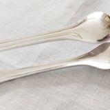 Christofle silver-plated sugar tongs, Albi model