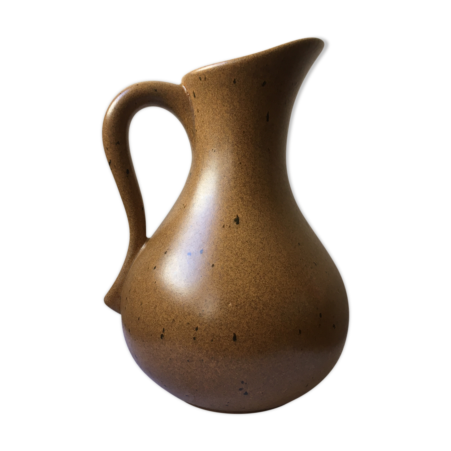 Ceramic pitcher sandstone aspect by Claude Paci