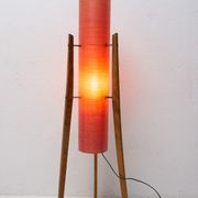 Mid century Rocket floor lamp, Brussels period, 1950´s, Czechoslovakia