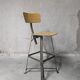 Bienaise workshop high chair, vintage industrial chair