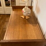 Vintage Scandinavian style wood bookcase