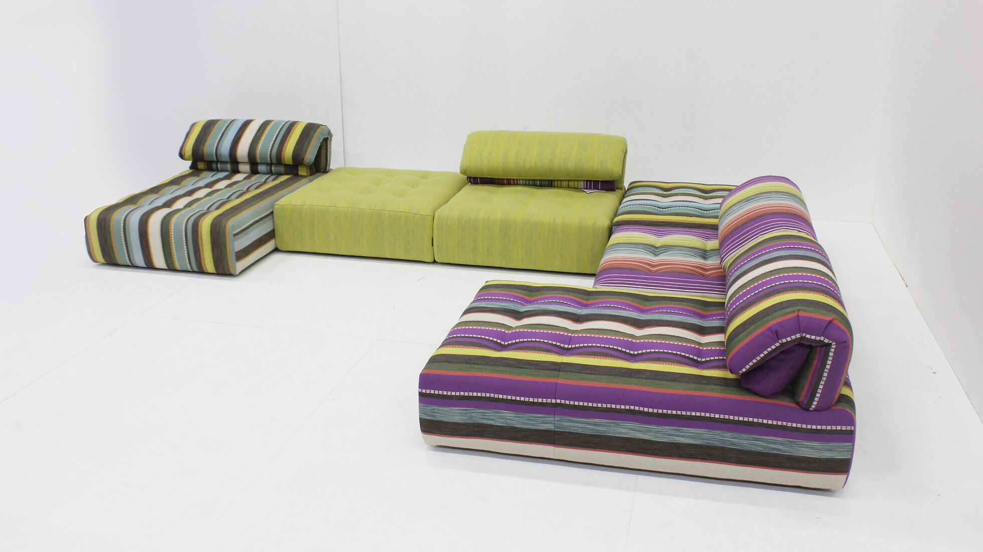 Roche Bobois Voyage Immobile modular lounge sofa XL, set of 6