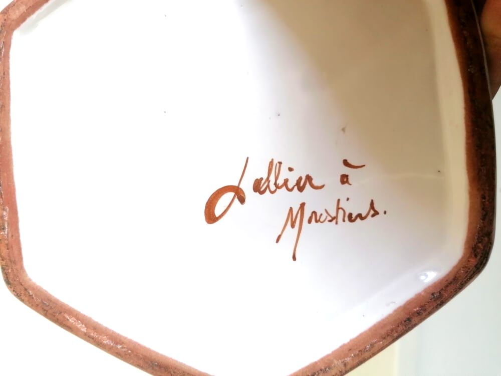 Vase Lallier in Moustiers 39cm