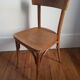 Chaise bistrot en bois clair