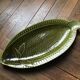 Large green fish dish Sarreguemines
