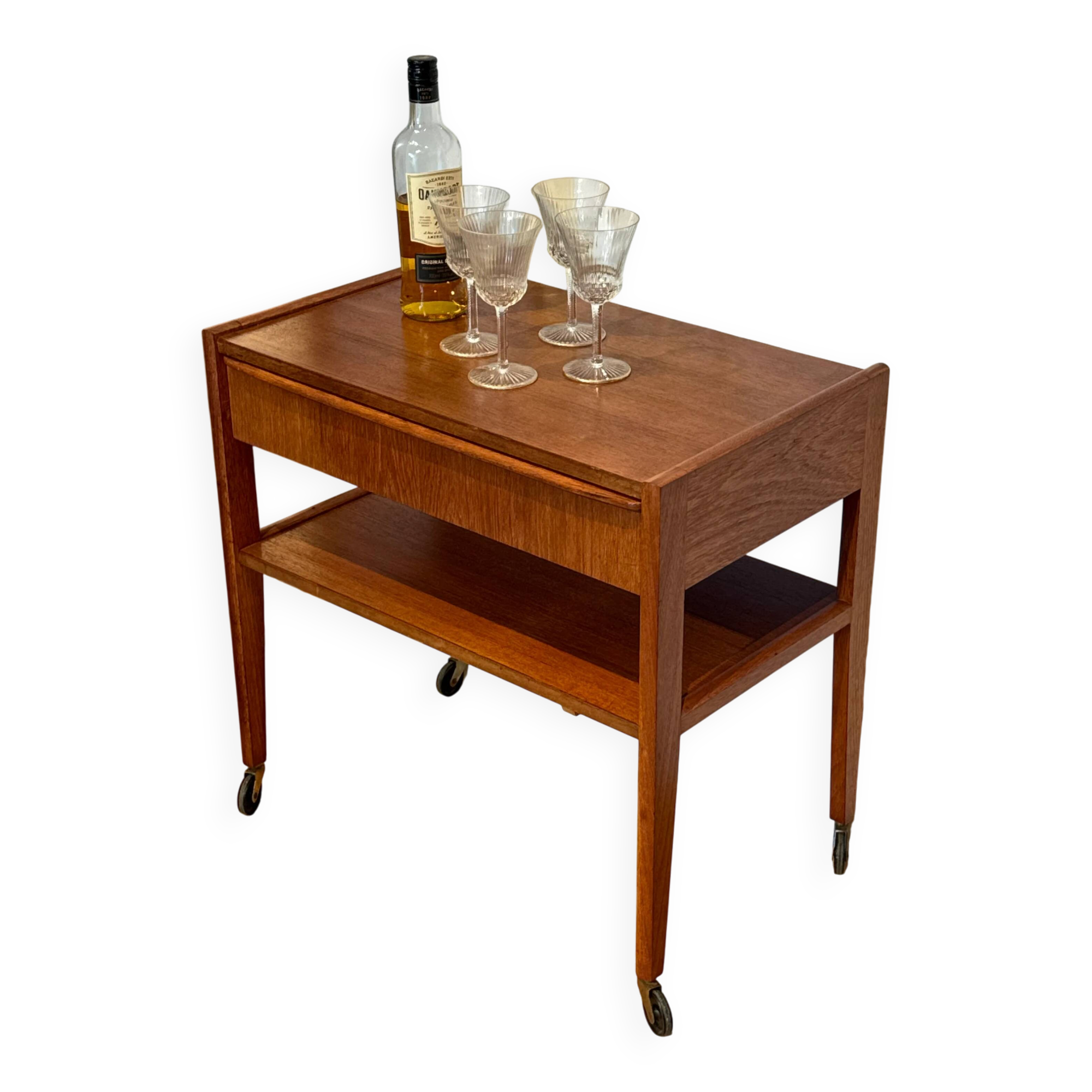Vintage Scandinavian teak sideboard "Sofie"