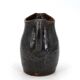 Black stoneware pitcher by Jean Talbot, La Borne ceramics from the 1940s.