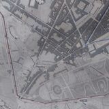 Large geometric map of the city of Florence, 1843