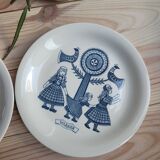 Set of 5 Royal Sphinx Maastricht dessert plates